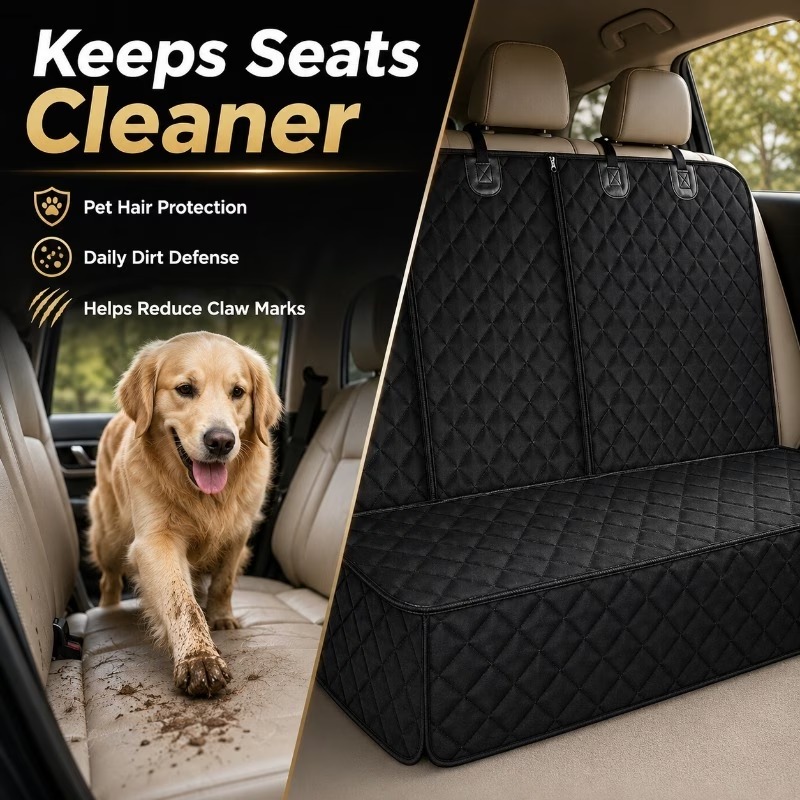 1pc Pet Car Back Seat Cover,Pe - огляд і ціна Carriage Bed