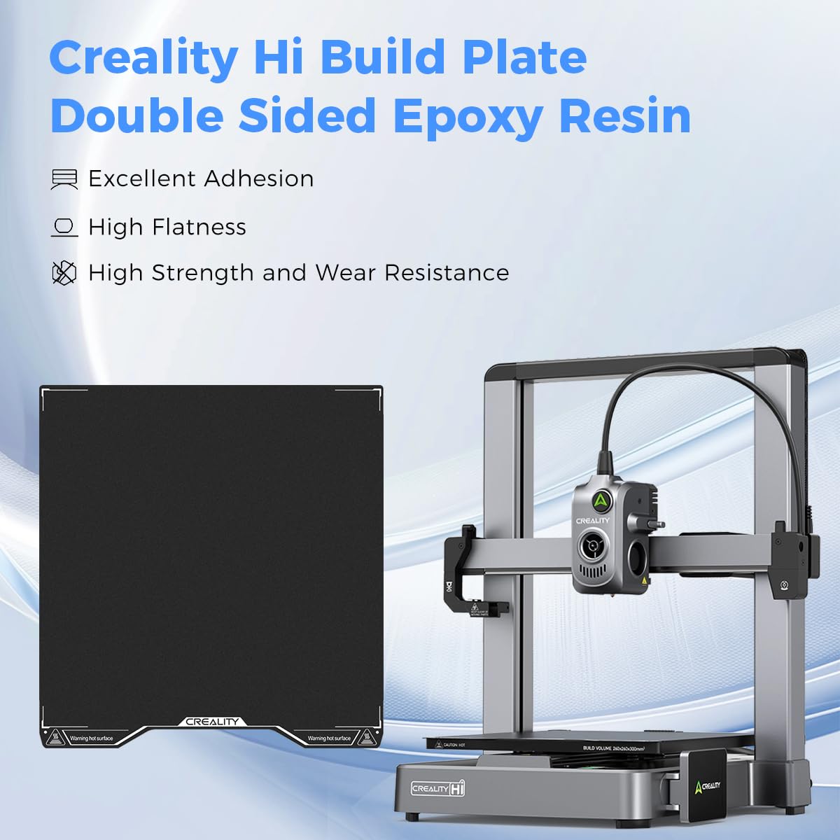 Creality Hi Epoxy Resin Build  - огляд і ціна 3D Printer Bed