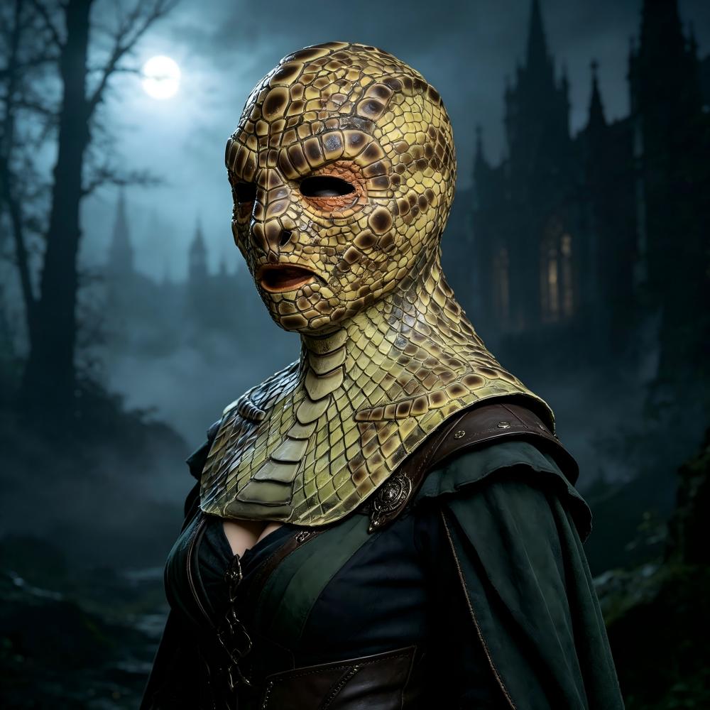 Realistic Snake Monster Mask L - огляд і ціна Cobra Extruder