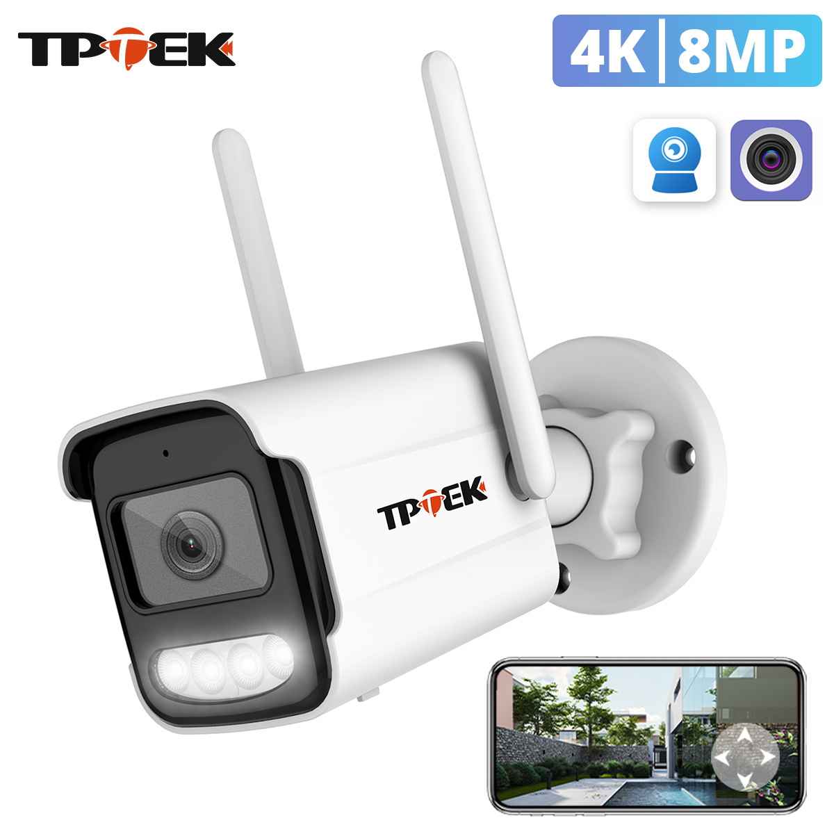 8MP 4K IP Camera Wifi Surveill - огляд і ціна Btt Skr Mini