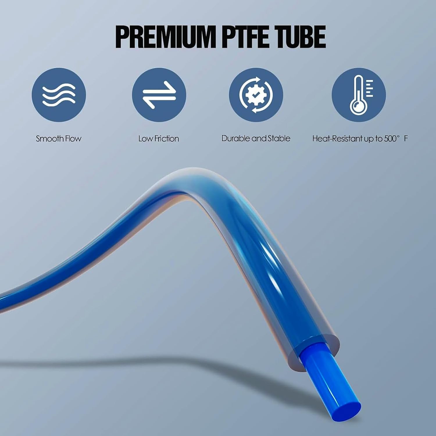 Ultra-Smooth PTFE Tube for 1.7 - огляд і ціна Direct Drive Extruder