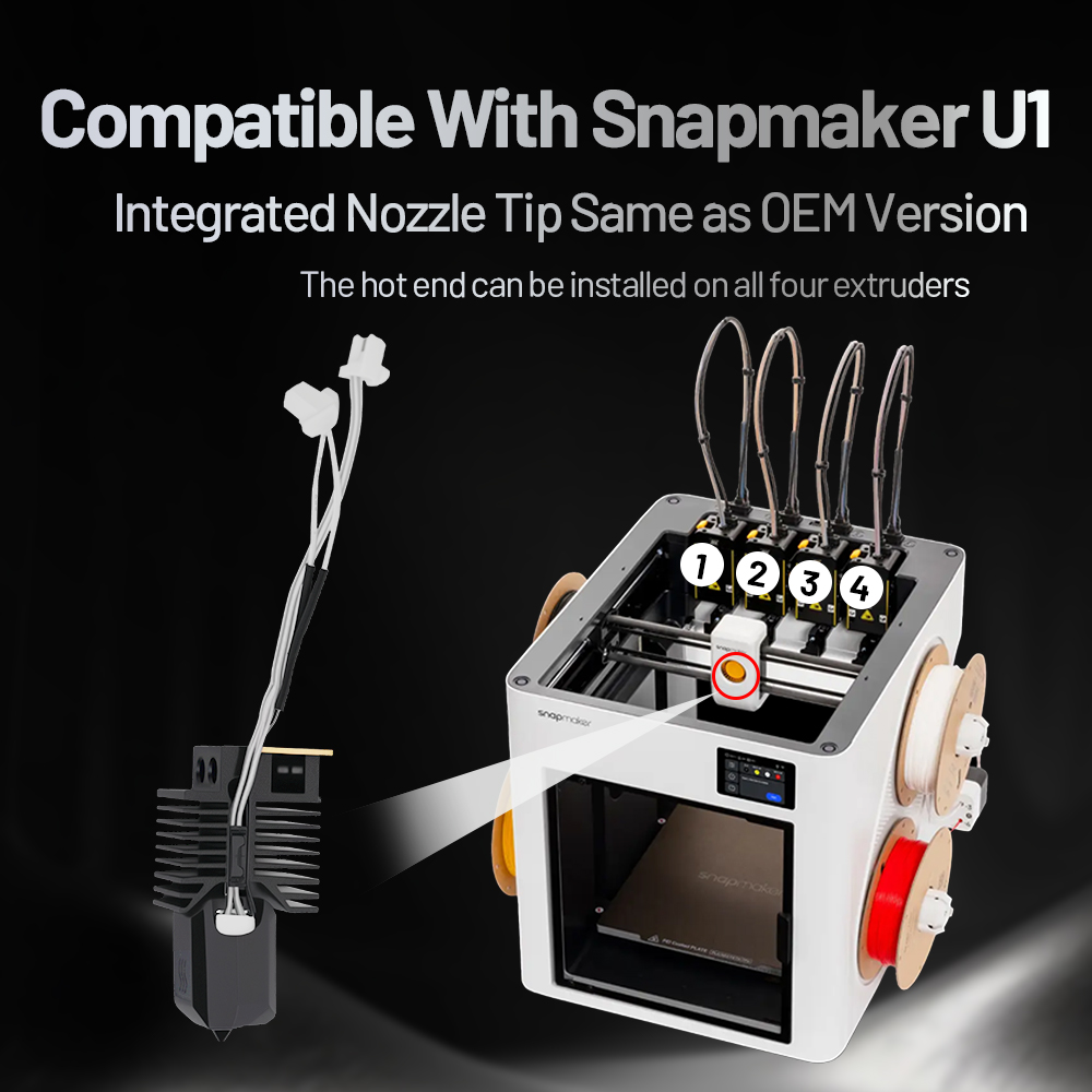 For Snapmaker U1 Ceramic Heati - огляд і ціна High Flow Ceramic Hotend