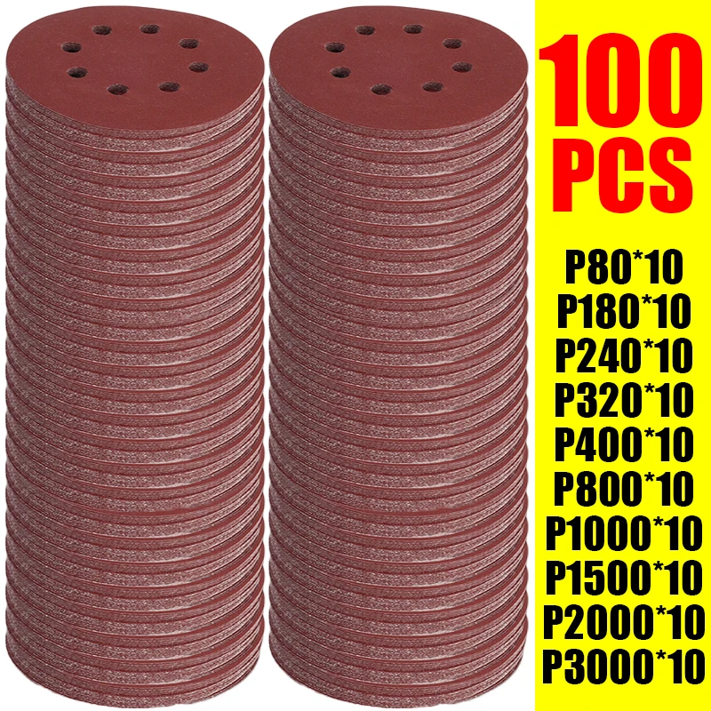100PCS Sanding Discs 8 Hole Ho - огляд і ціна Extruder