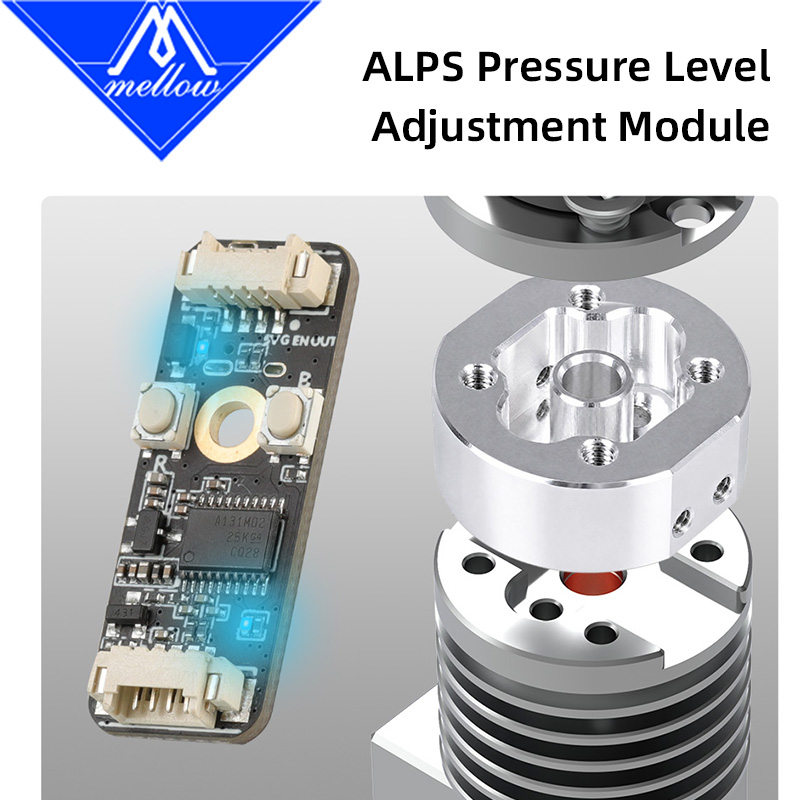 Mellow ALPS-V6 Heatsink Smart  - огляд і ціна Direct Drive Extruder