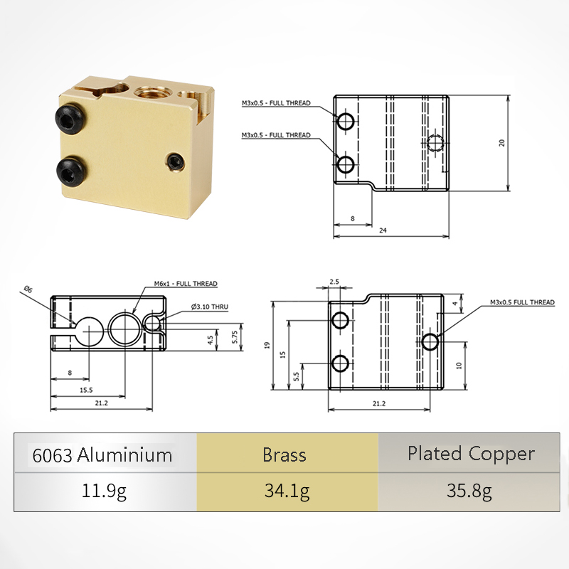 High Quality PT100 Volcano Hea - огляд і ціна Direct Drive Extruder