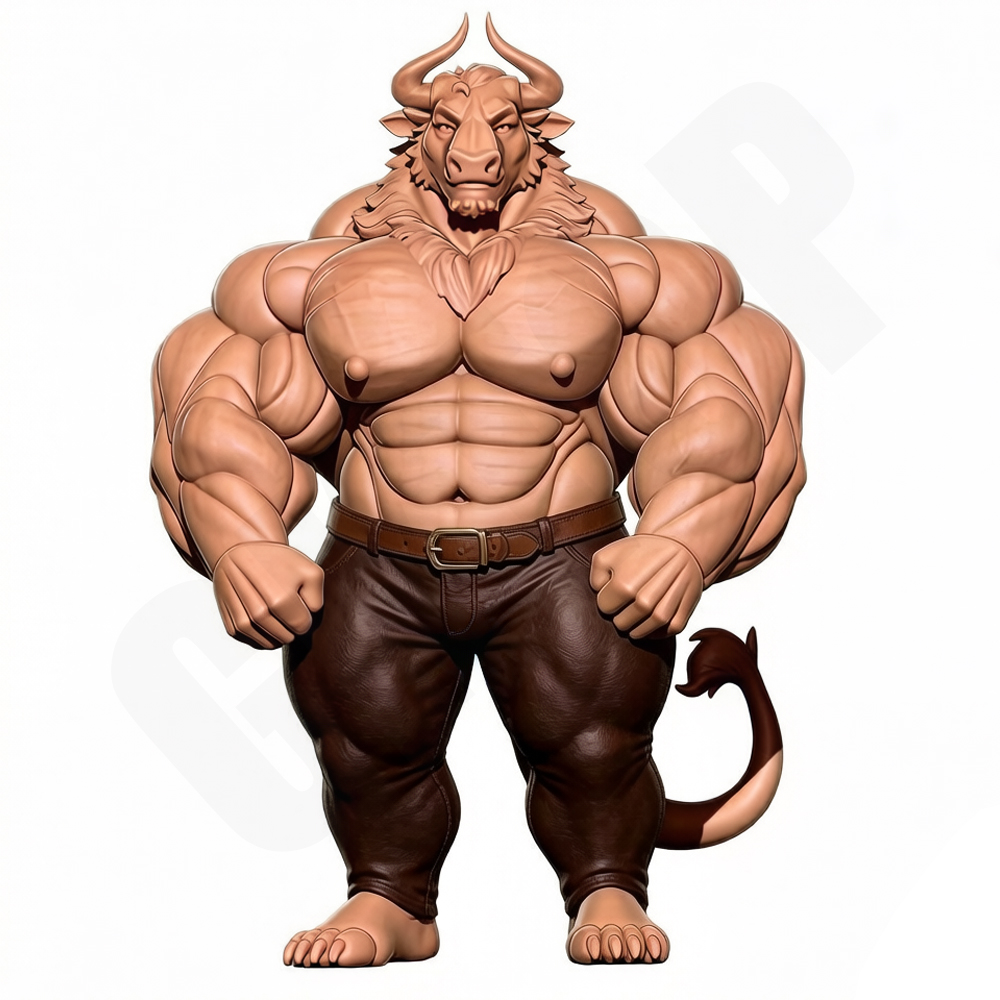 Hunky Fitness Muscle Bull 1/24 - огляд і ціна Resin Printer
