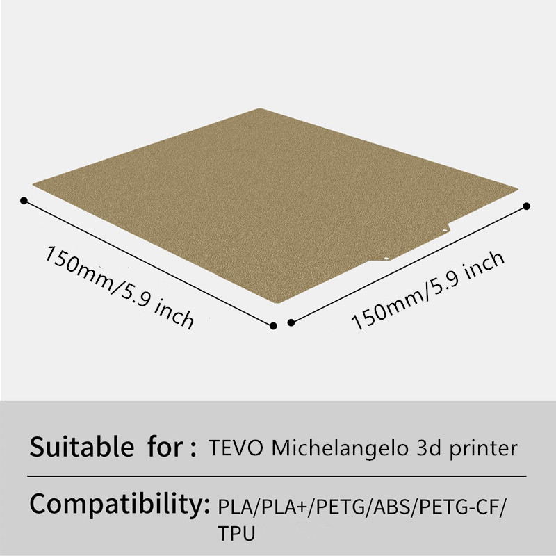 PEI Sheet 150x150mm Double Sid - огляд і ціна 3D Printer Bed