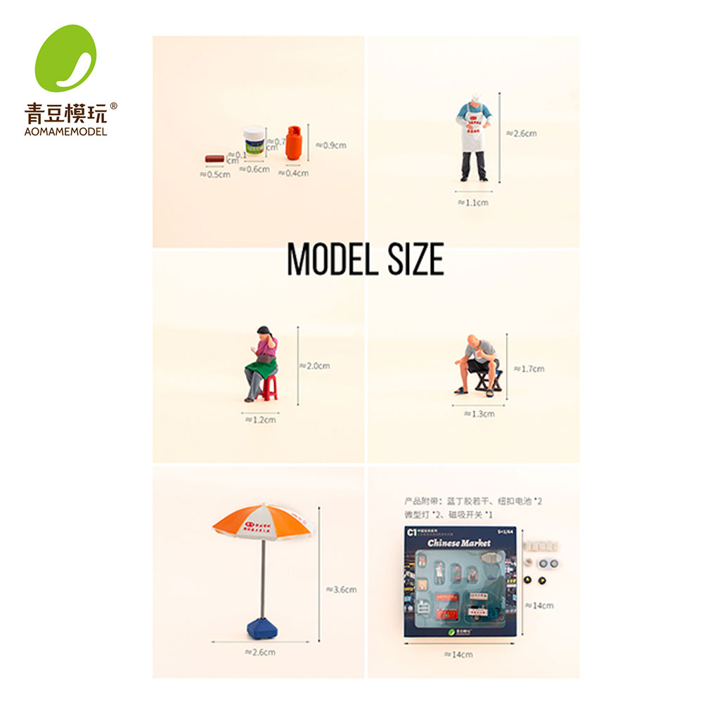 1/64 Night market s Model Kit- - огляд і ціна Resin Printer