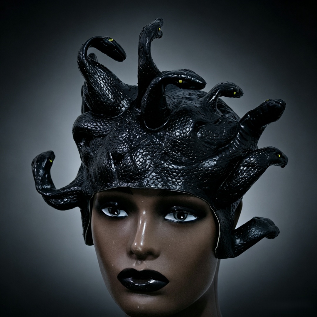Medusa latex wig mask,Horror s - огляд і ціна Cobra Extruder