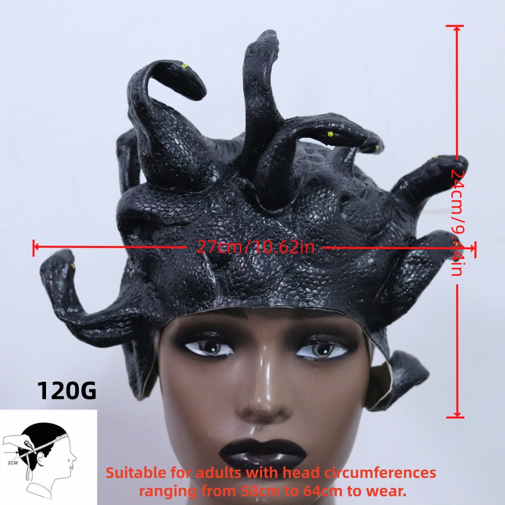 Medusa latex wig mask,Horror s - огляд і ціна Cobra Extruder