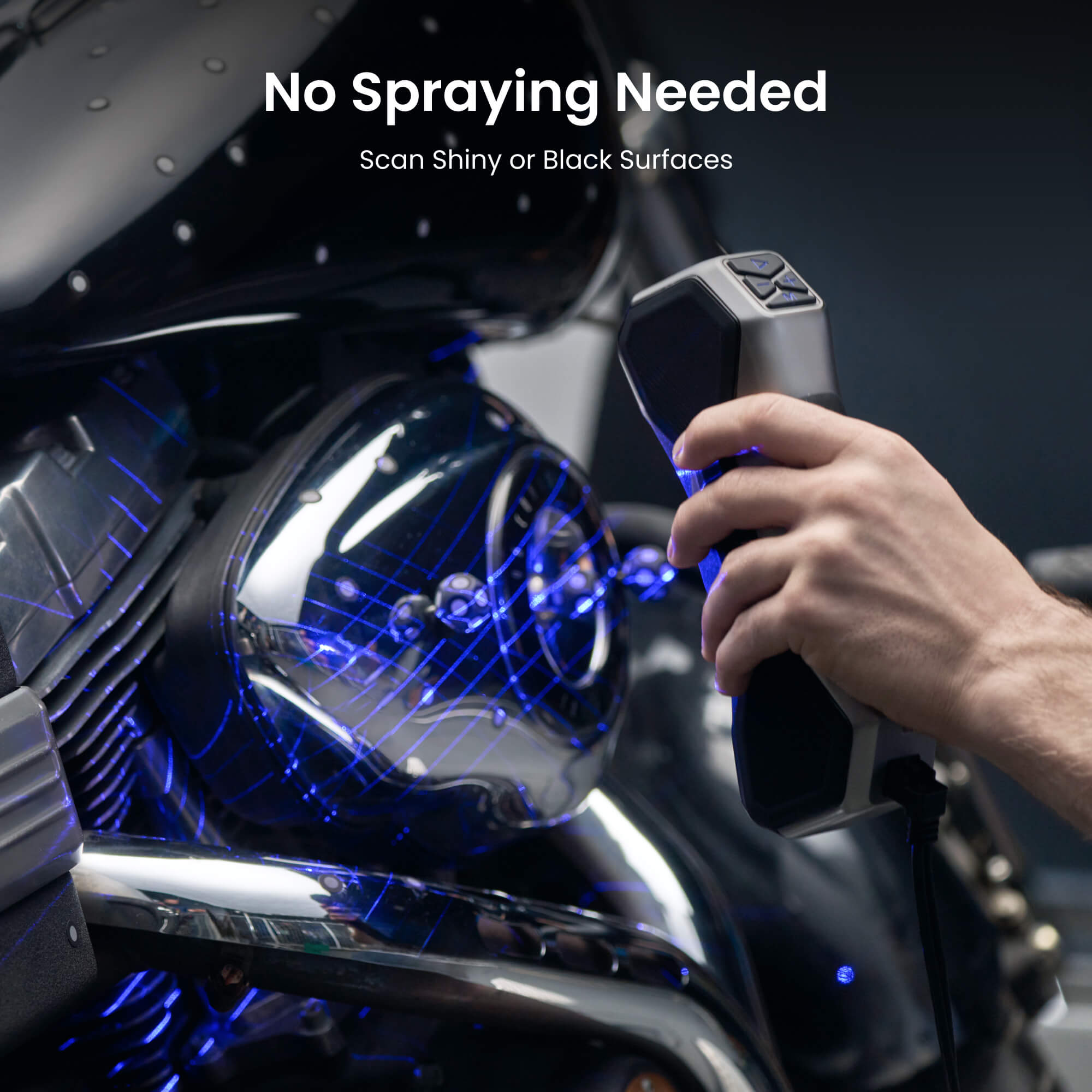 Revopoint Metrox Pro 3D Blue H - огляд і ціна Handheld 3D Scanner High Precision